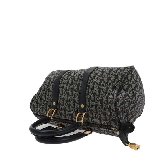 CHRISTIAN DIOR Bowling Handbag in Blue Fabric - Picture 7 of 13